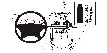 Brodit ProClip – Auto-Halterung – Schwarz