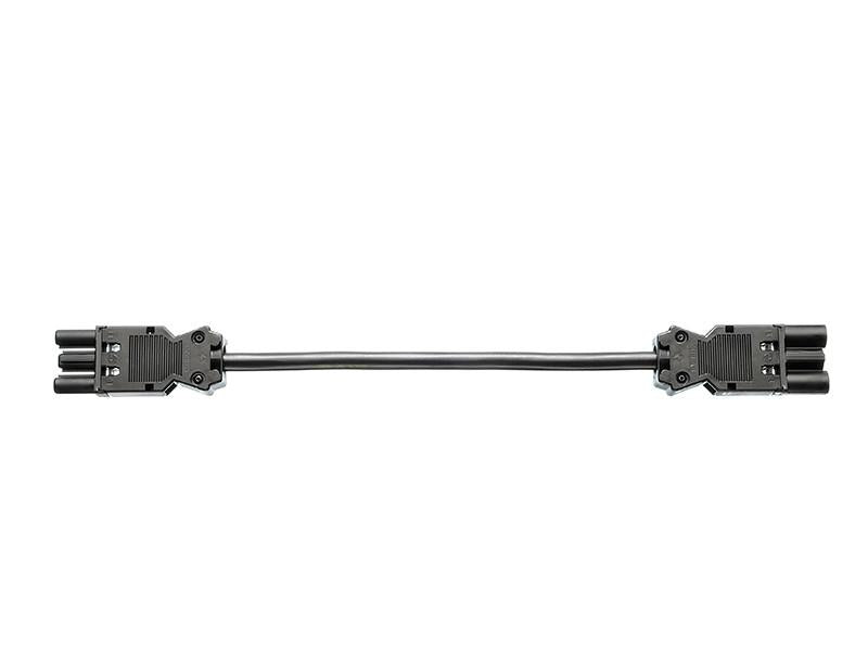 Bachmann Netzkabel, GST18i3 auf GST18i3, 2 m, Schwarz