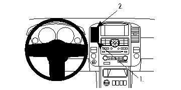 Brodit Auto-Halterung ProClip – Universal