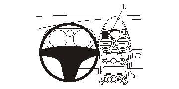 Brodit ProClip – Auto-Halterung – Schwarz
