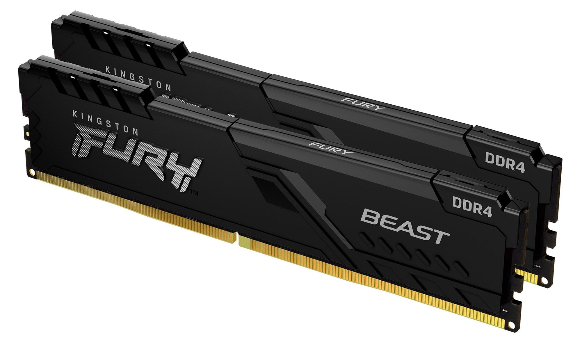 Kingston Technology Kingston FURY Beast – Arbeitsspeicher – 32 GB (2×16 GB), DDR4 3600 MT/s CL18, 288-poliger DIMM, Schwarz