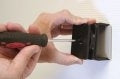 Brodit Kipp-/Schwenkplatte – 50×70×21 mm, mit vorgebohrten Befestigungslöchern, Schwarz