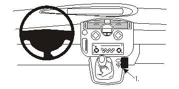 Brodit Auto-Halterung, ProClip – Universal – Schwarz