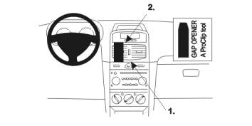 Brodit ProClip – Auto-Halterung – Schwarz