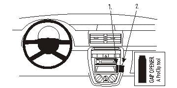 Brodit Auto-Halterung – Universal – ProClip