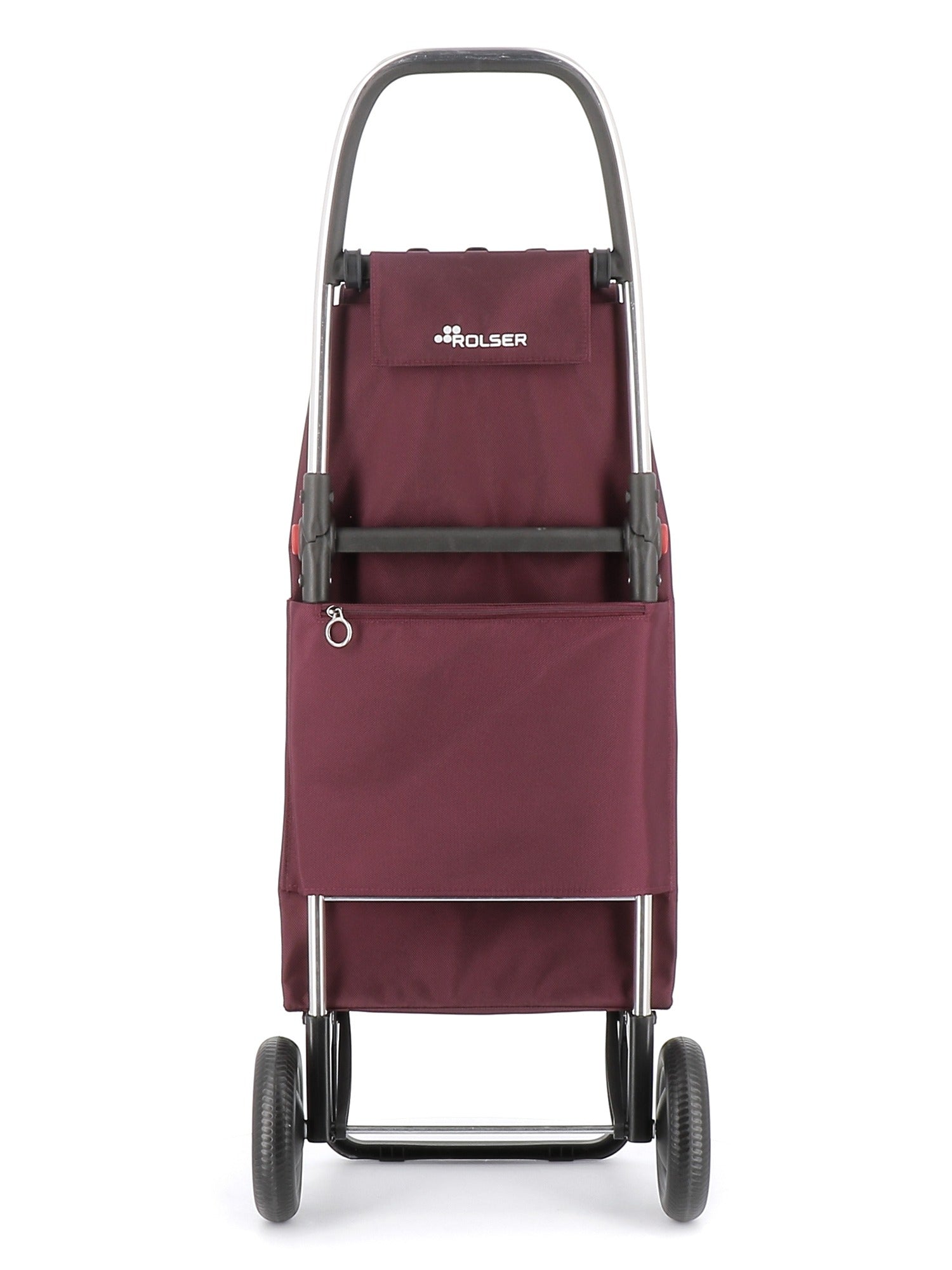 Rolser Stofftasche, Polyester, Aluminium, Bordeaux/Schwarz, 410×1045×320 mm