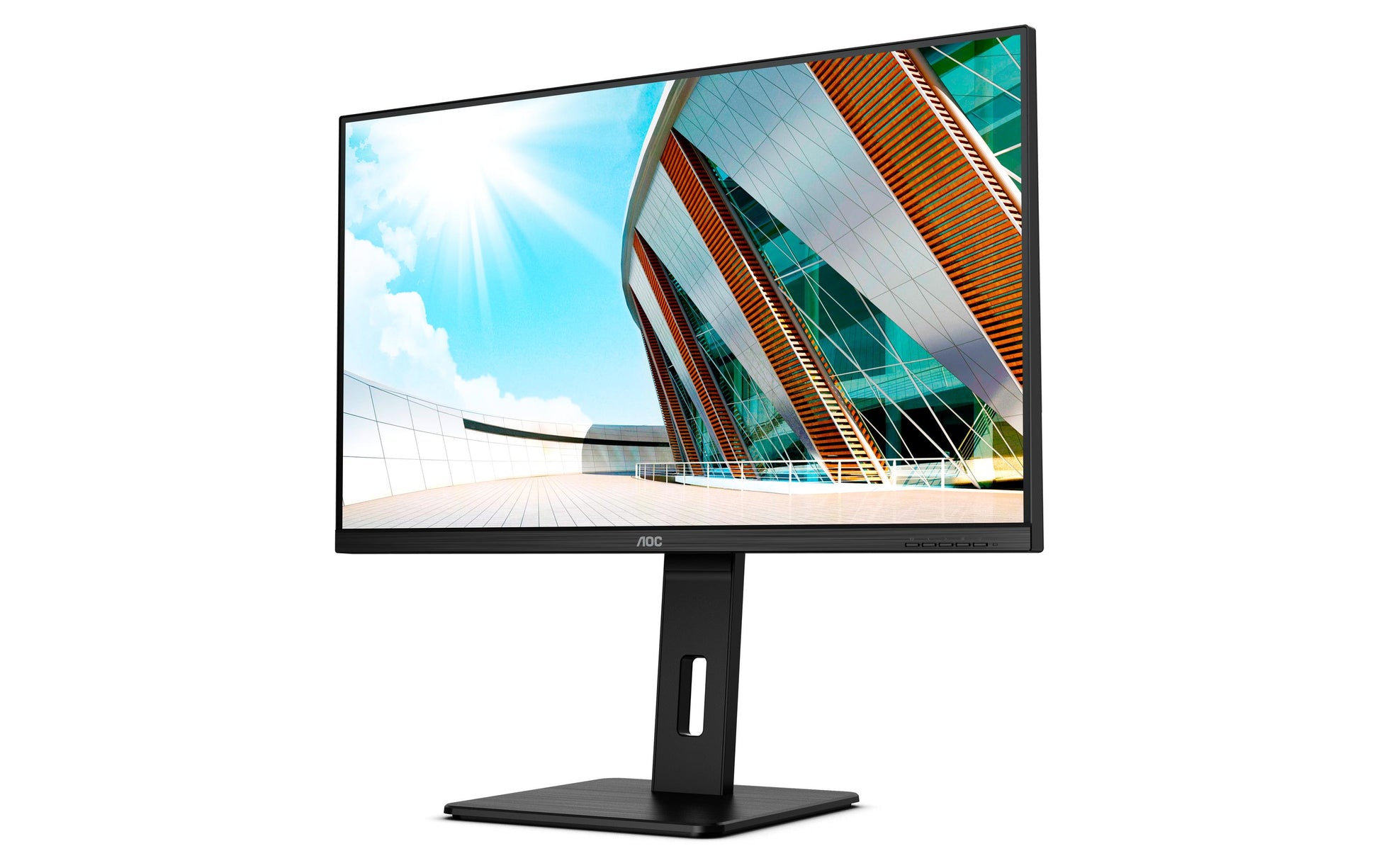 AOC U32P2 – Monitor, 31,5" 4K UHD (3840 × 2160), VA, 60 Hz, 350 cd/m², VESA 100 × 100, Schwarz