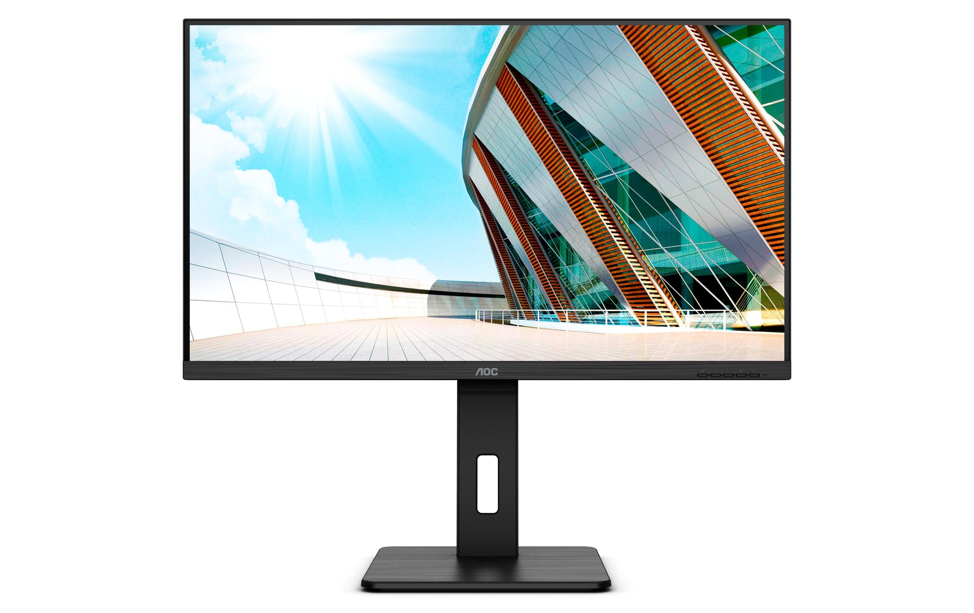 AOC U32P2 – Monitor, 31,5" 4K UHD (3840 × 2160), VA, 60 Hz, 350 cd/m², VESA 100 × 100, Schwarz