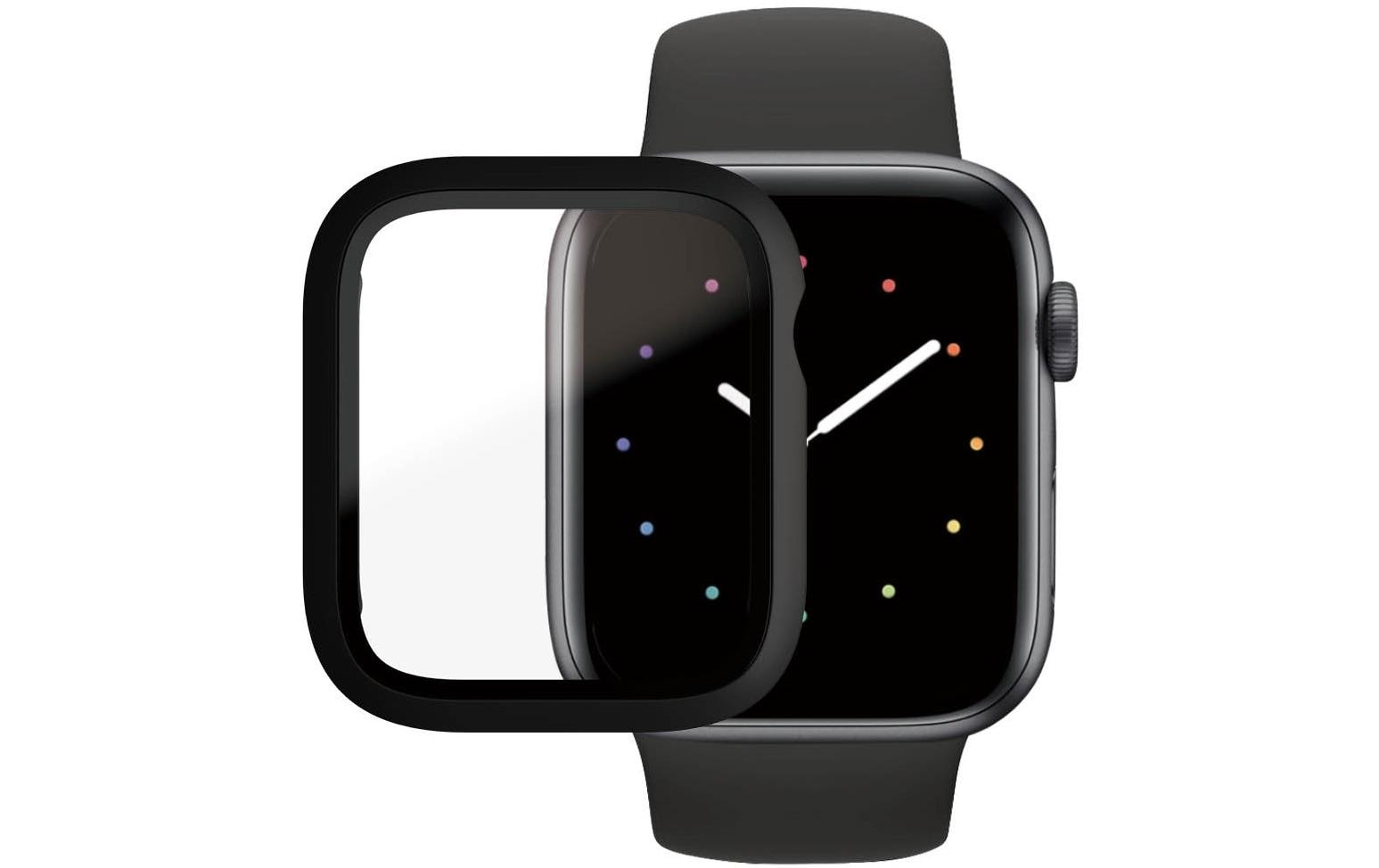PanzerGlass Full Body 44 mm – Gehärtetes Glas, Schwarz, für Apple Watch (44 mm)