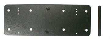 Brodit Platte, 50 × 145 × 5 mm – universal – schwarz, Kunststoff