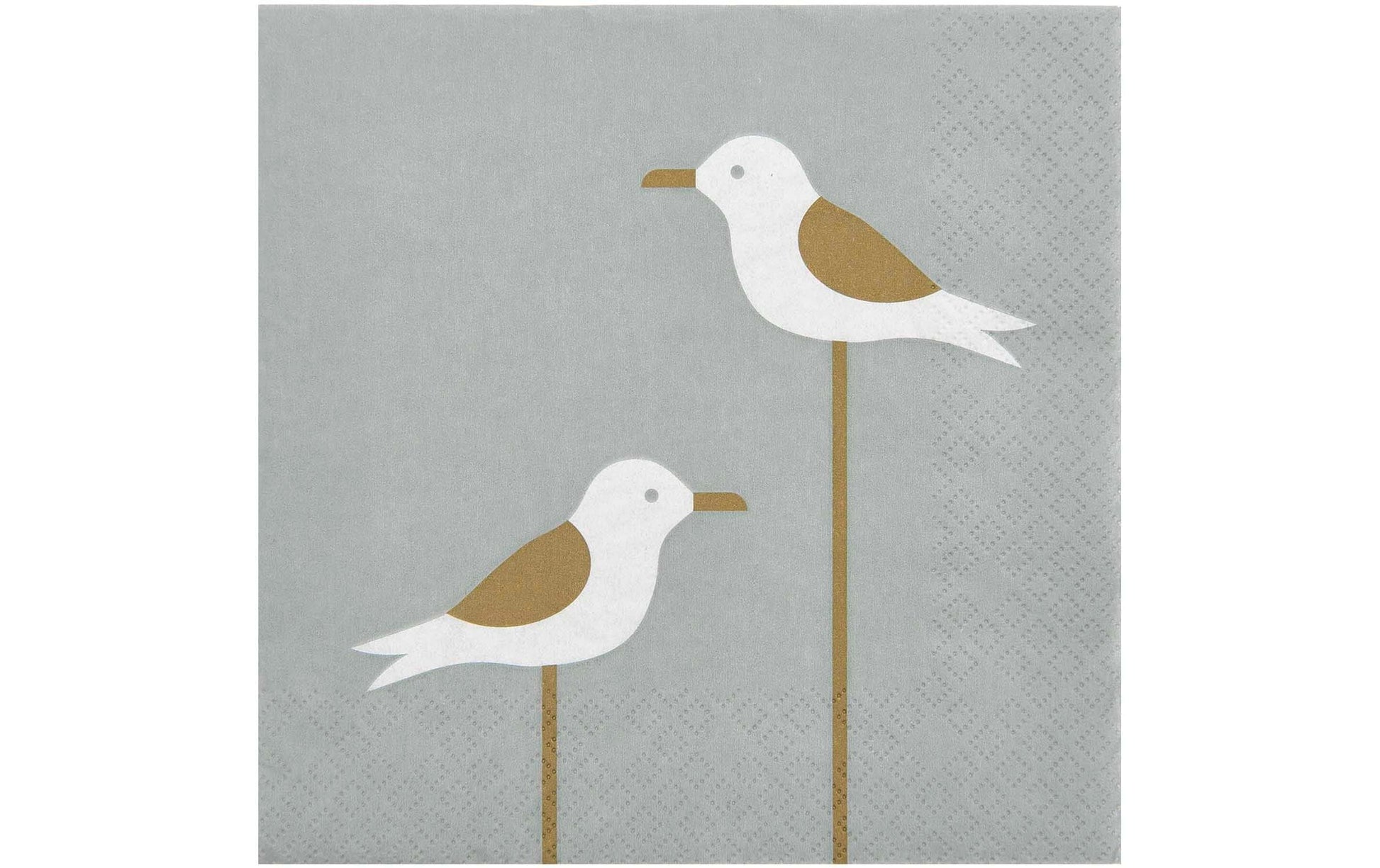 Rico Design Servietten Möwen – 33 × 33 cm, 3-lagig – 20 Stück