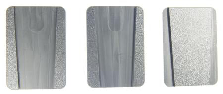Brodit Montageplatte, 50×35×4 mm – Grau