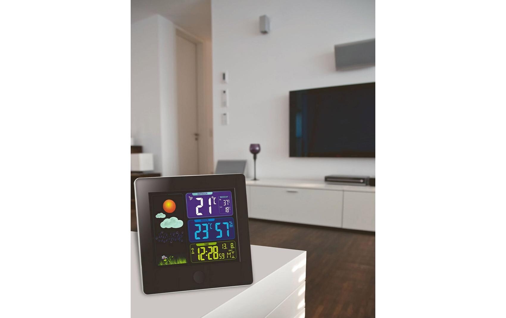 TFA-Dostmann SUN Temperatur-/Feuchtesensor – Kabellos, −20–60 °C, 20–95 %, Innen/Aussen
