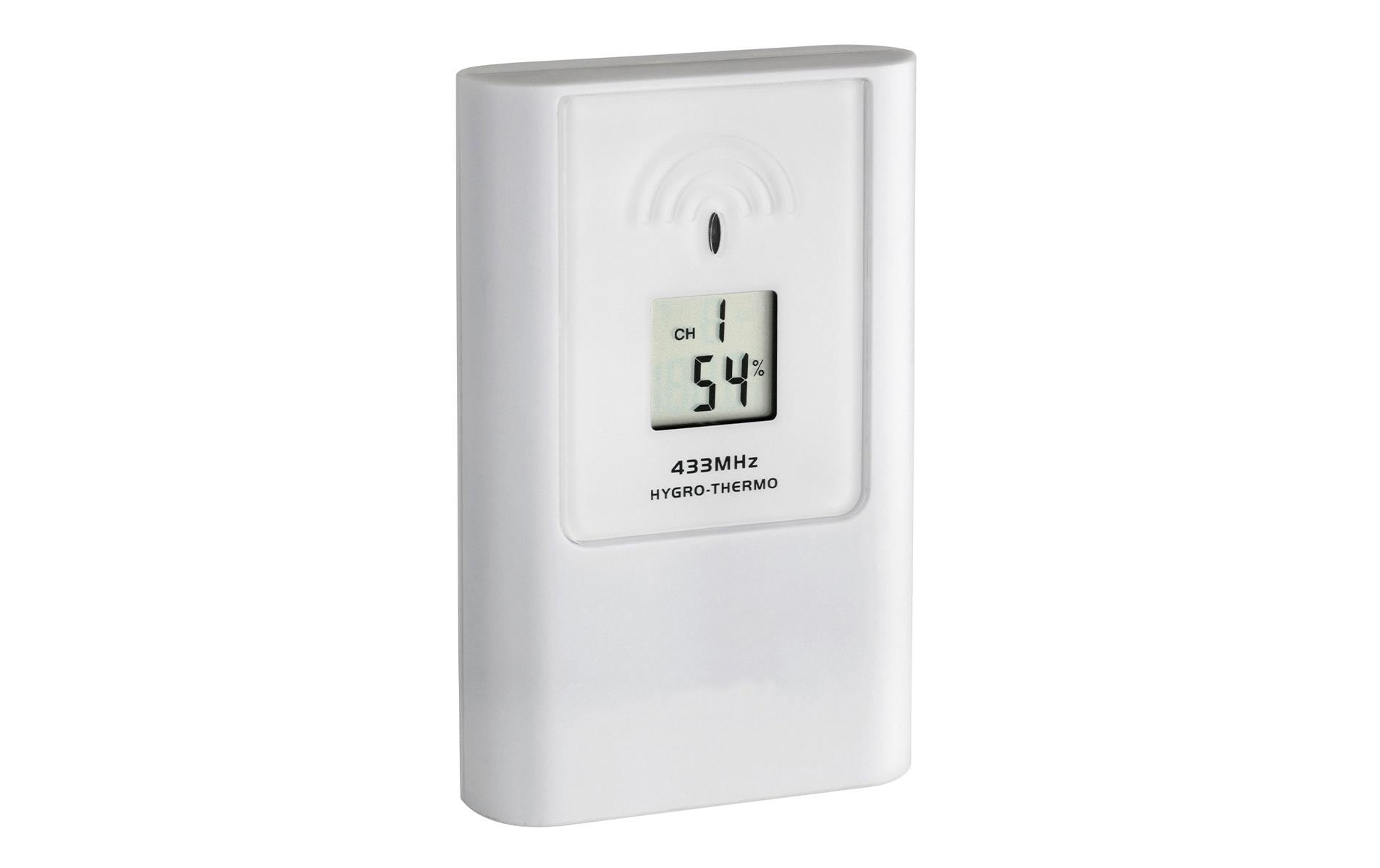 TFA-Dostmann CASA Temperatur-/Feuchtesensor – Kabellos, −40–70 °C, 20–90 %, Innen/Aussen