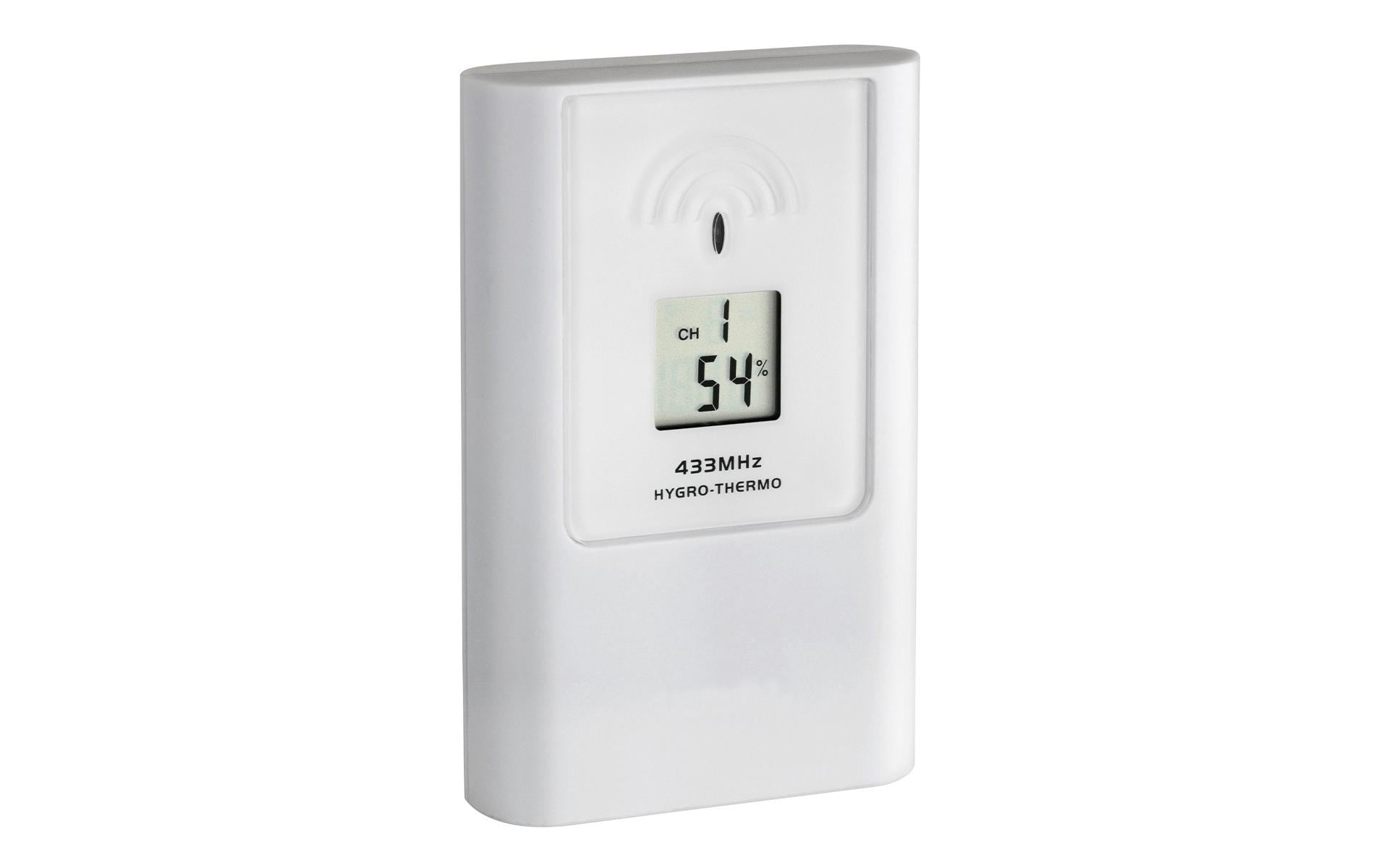 TFA-Dostmann Casa Temperatur-/Feuchtesensor – Kabellos, −40–71,1 °C, 20–90 %, Innen/Aussen