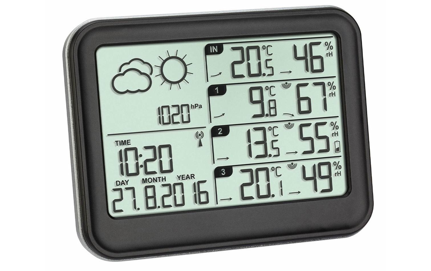 TFA-Dostmann VIEW 35.1142 Temperatur-/Feuchtesensor – Kabellos, −40–60 °C, 1–99 %, Innen/Aussen