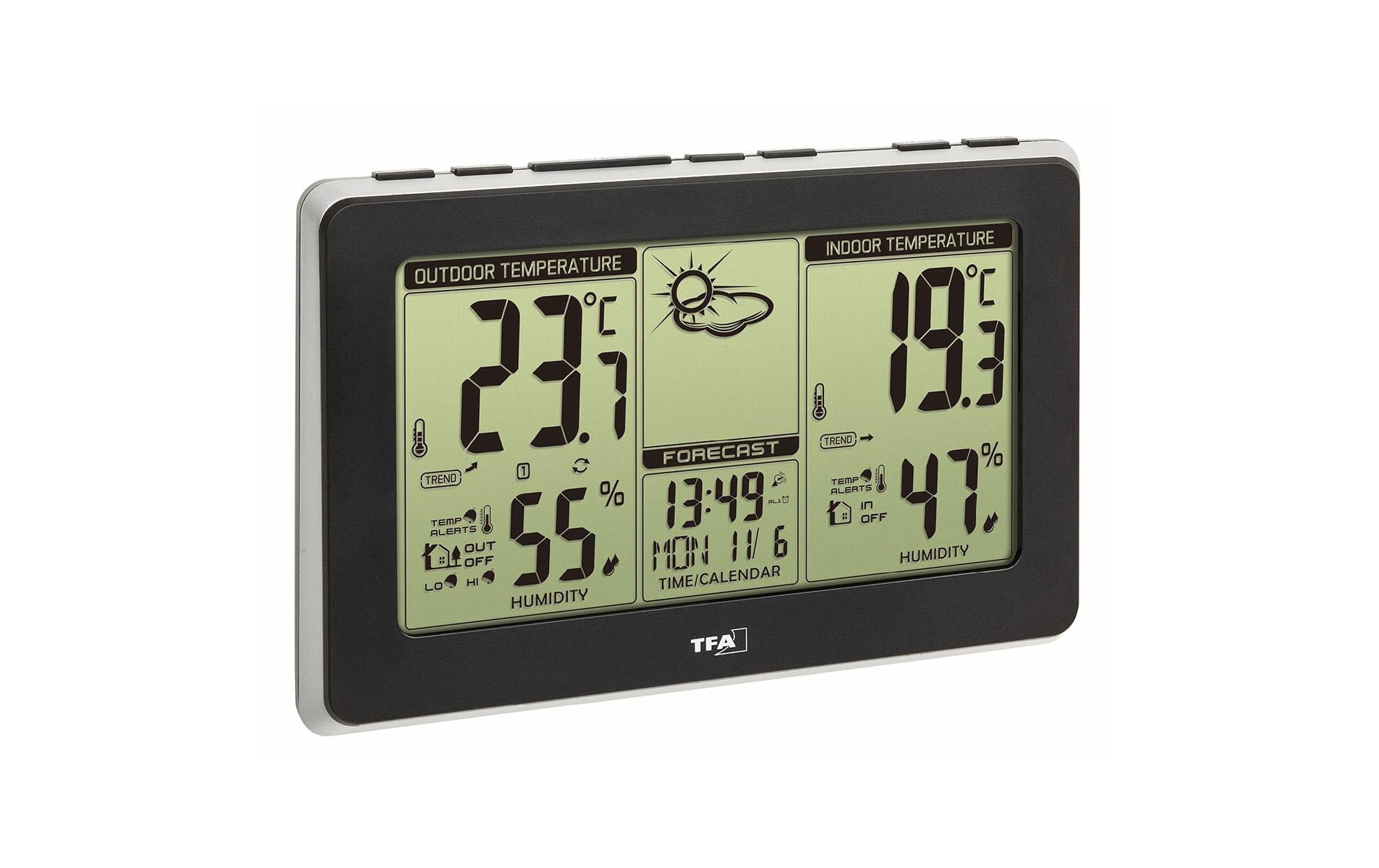 TFA-Dostmann MONDO Temperatur-/Feuchtesensor – Kabellos, −40–70 °C, 20–95 %, Innen/Aussen