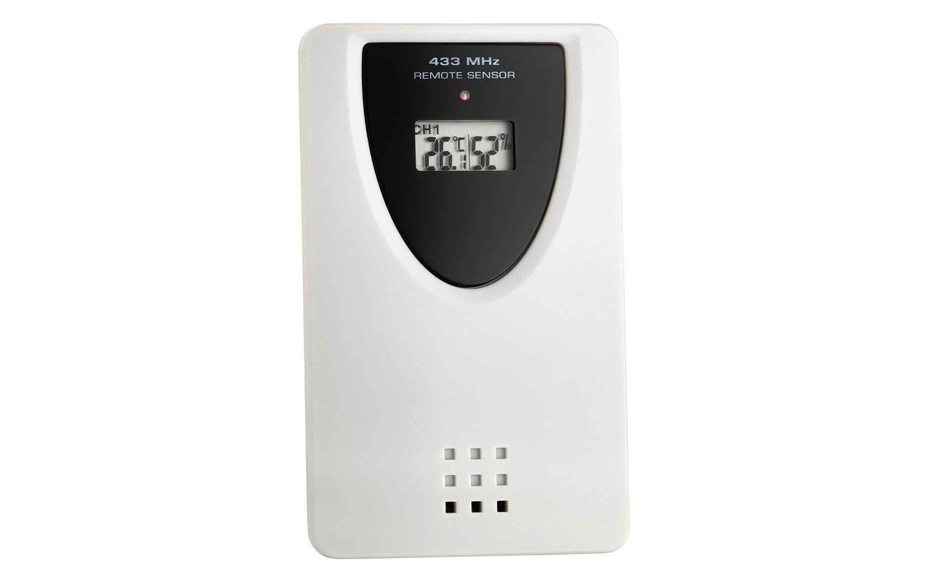 TFA-Dostmann TFA Dostmann Sky – Wetterstation, Funk, innen/aussen, Hygrometer & Thermometer, inkl. Aussensensor – Weiss