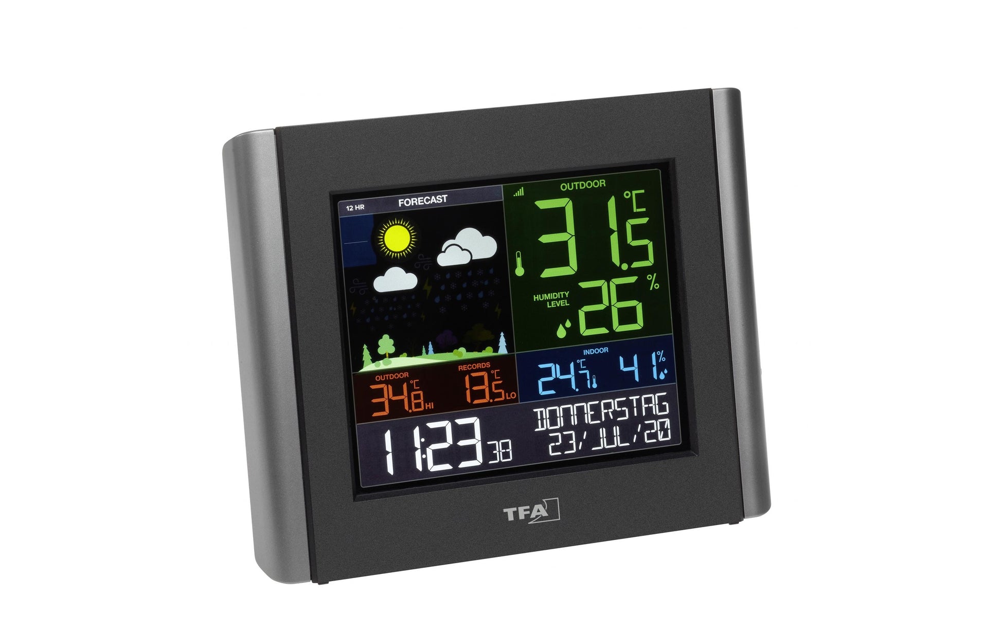 TFA-Dostmann TFA Dostmann VIEW METEO – Sensor – Temperatur, Luftfeuchte, Innen-/Aussenmessung