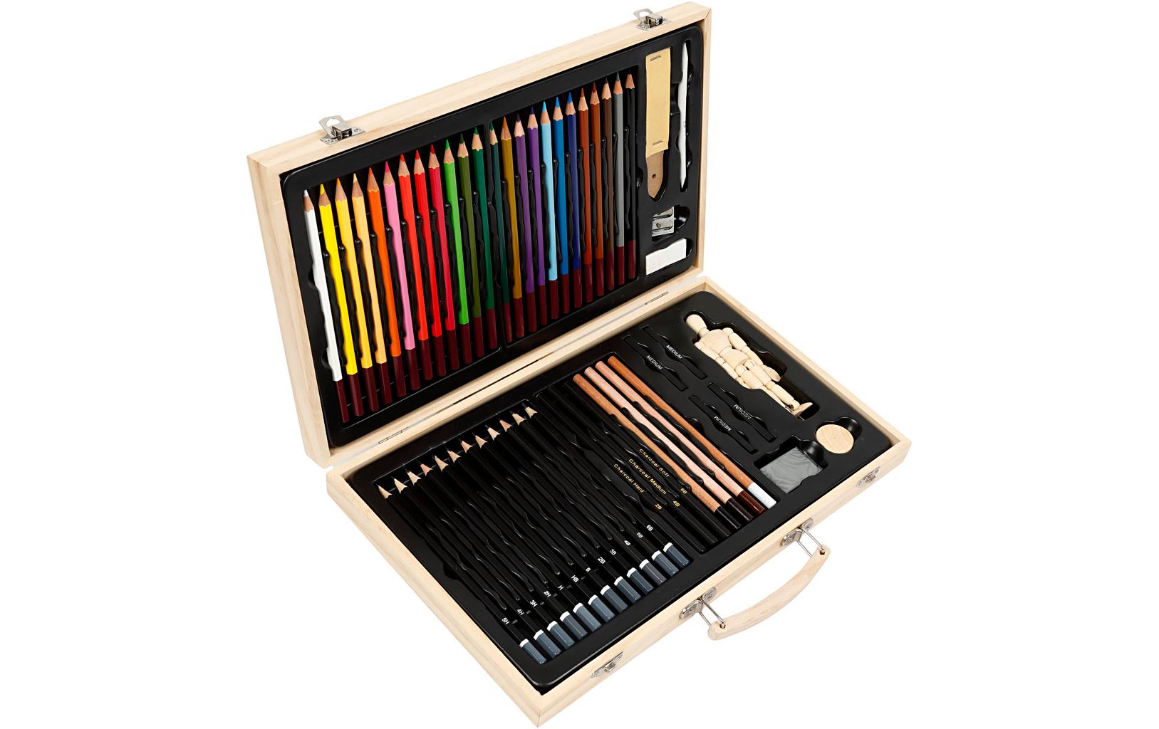 Creativ Company Farbstifte – farbig sortiert, 51er-Pack