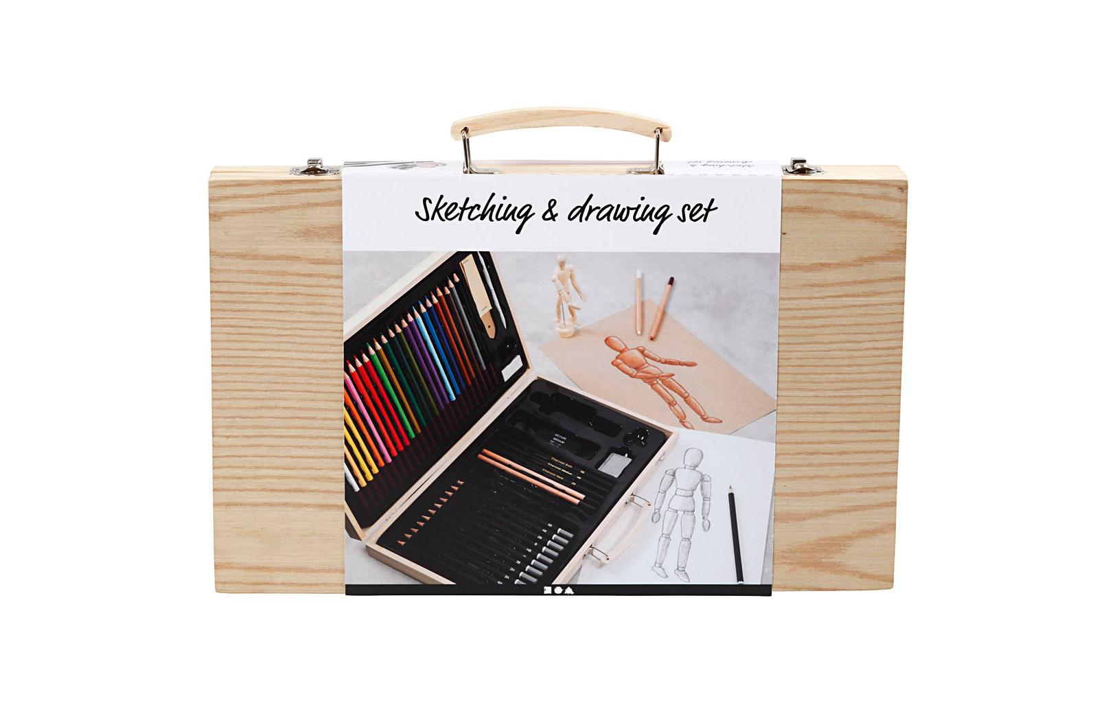 Creativ Company Farbstifte – farbig sortiert, 51er-Pack
