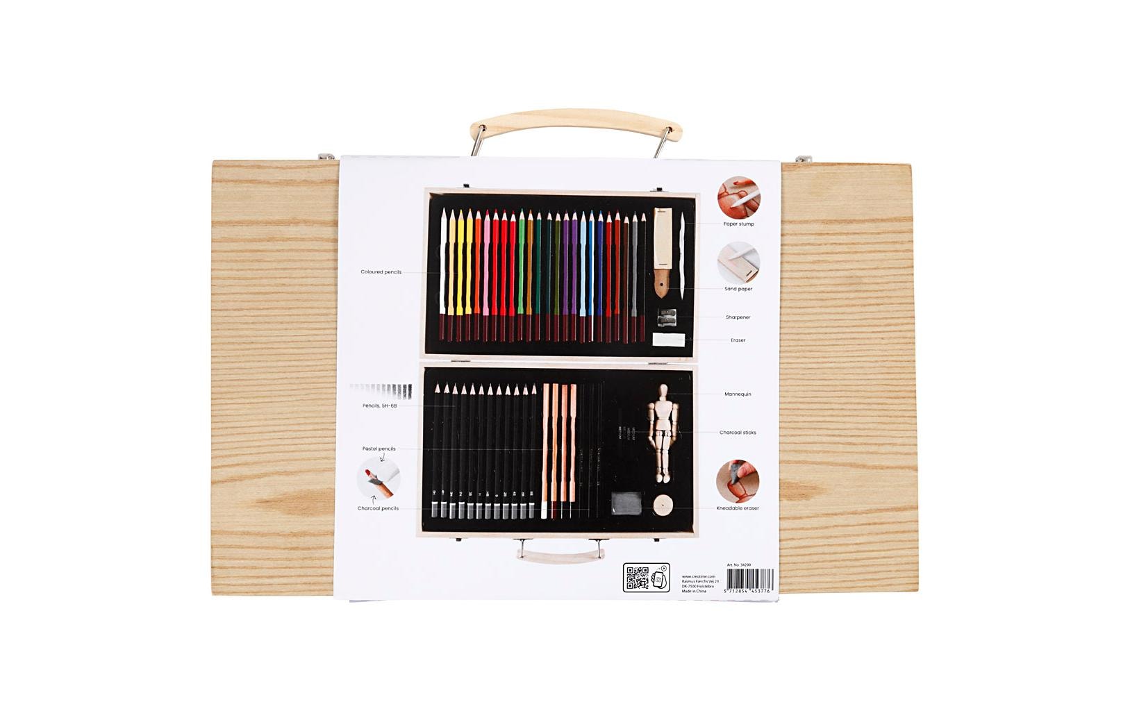Creativ Company Farbstifte – farbig sortiert, 51er-Pack