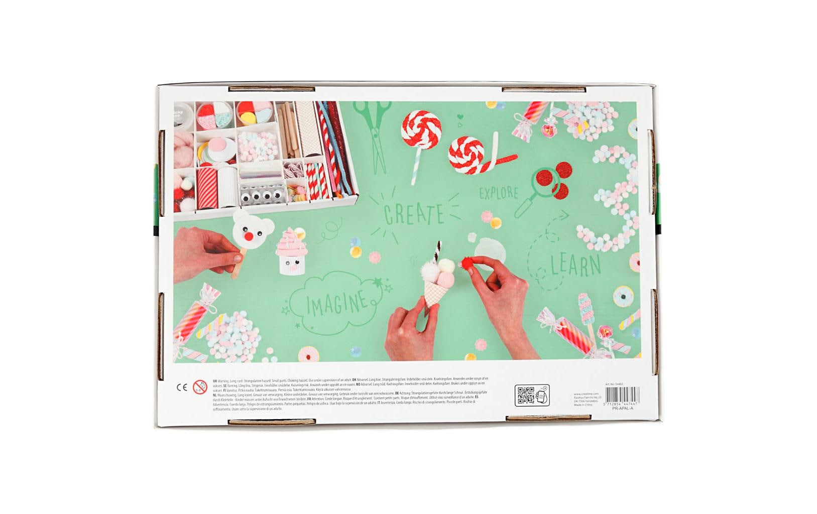 Creativ Company Kreativbox – Bastelset – 16-teilig – ab 3 Jahren – Papier, mehrfarbig