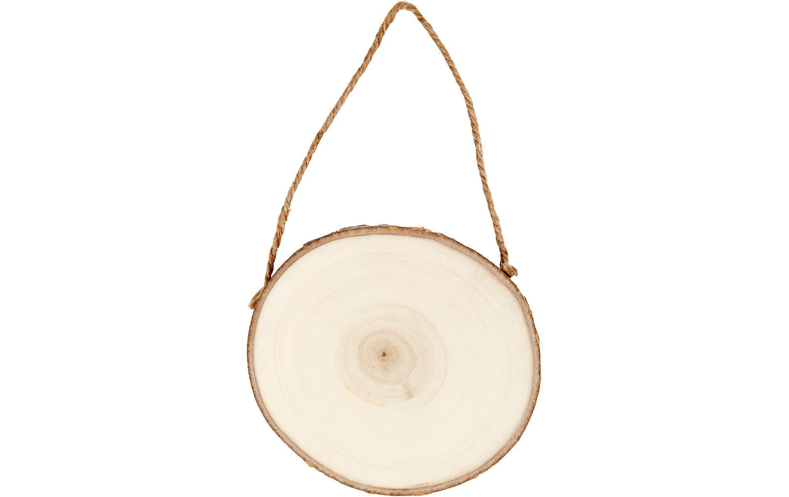 Creativ Company Holzrohling, Pappel, Braun, Ø 14 cm × 1,5 cm, 1 Stk., 57952