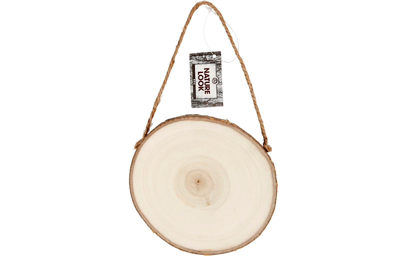 Creativ Company Holzrohling, Pappel, Braun, Ø 14 cm × 1,5 cm, 1 Stk., 57952