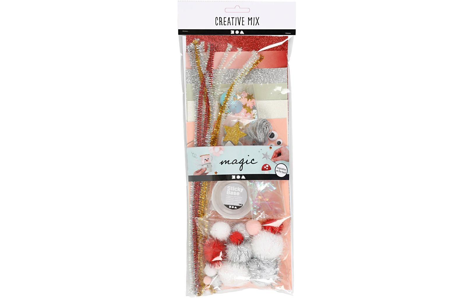 Creativ Company Magic – Bastelset – 9-teilig – ab 3 Jahren – Papier, mehrfarbig