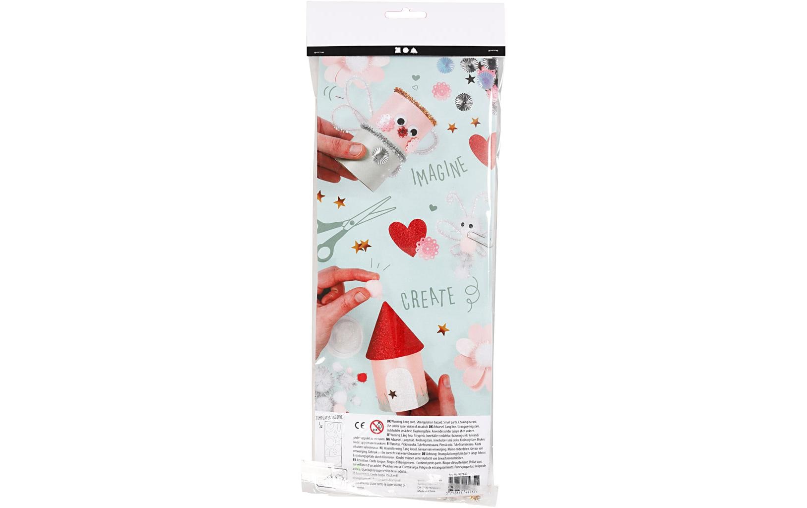 Creativ Company Magic – Bastelset – 9-teilig – ab 3 Jahren – Papier, mehrfarbig