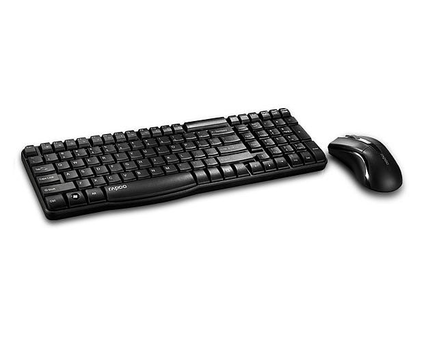 Rapoo X1800 – Tastatur-Maus-Set – Mechanisch – 2,4 GHz USB-A – QWERTZ (DE) – Schwarz