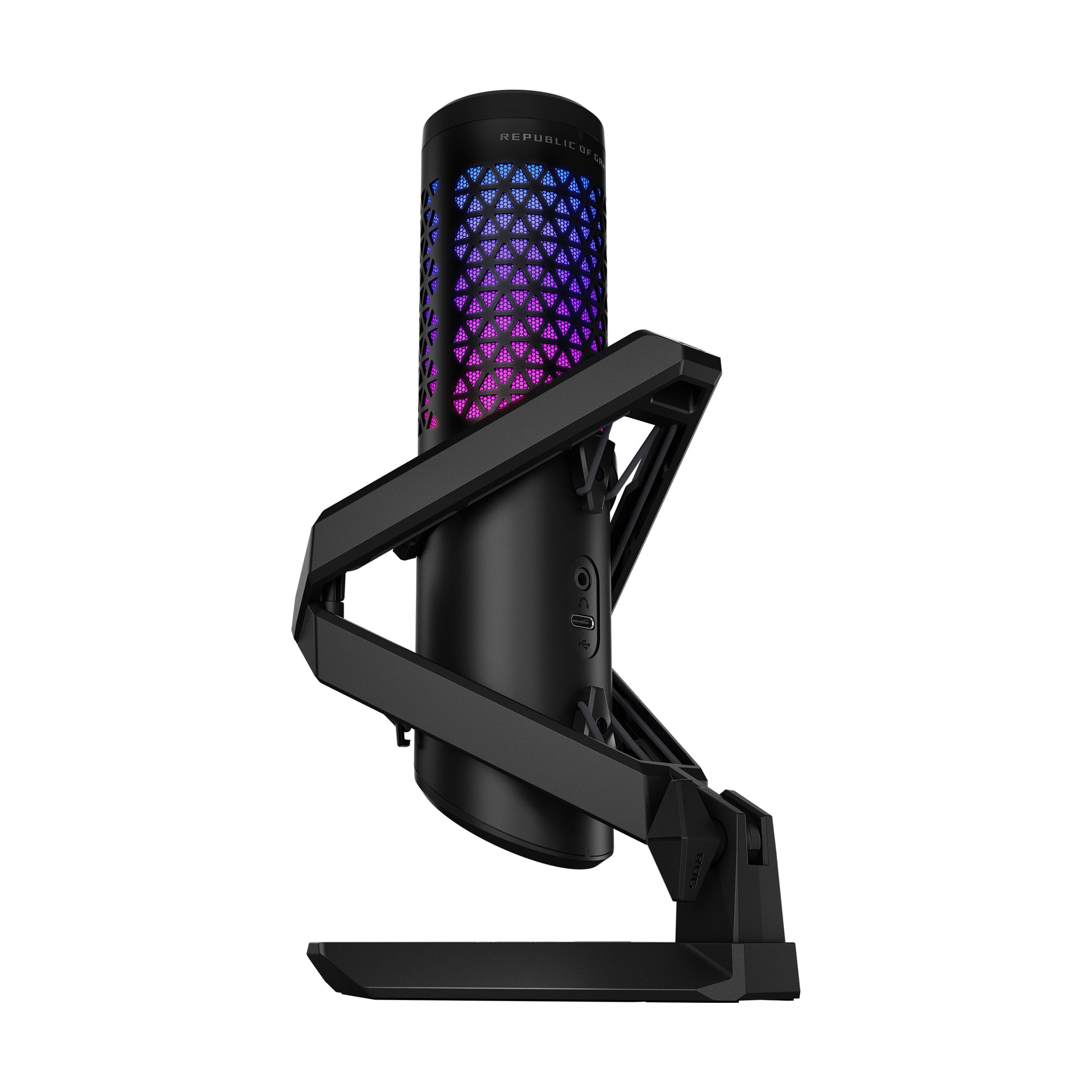 ASUS ROG Carnyx – Tisch-/Desktopmikrofon, USB-C, Niere, Schwarz