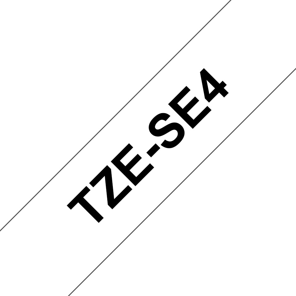 Brother Schriftband – 18 mm × 8 m, weiss, schwarz, TZe