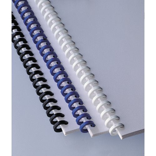 GBC Bindedisc-Ringe – für A4 – Ø 16 mm, schwarz, Kunststoff – 50 Stk.