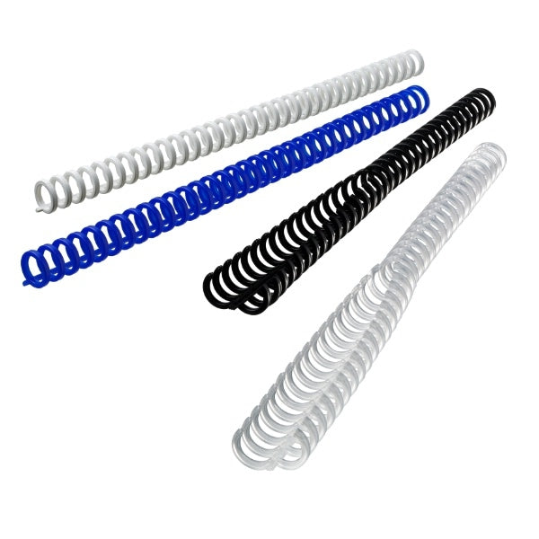 GBC Bindedisc-Ringe – für A4 – Ø 8 mm, transparent, Kunststoff – 50 Stk.