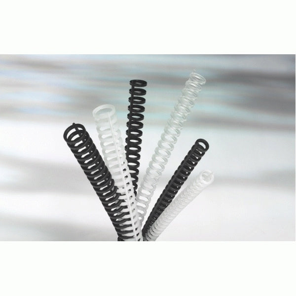 GBC Bindedisc-Ringe – Ø 12 mm, transparent, Kunststoff – 50 Stk.