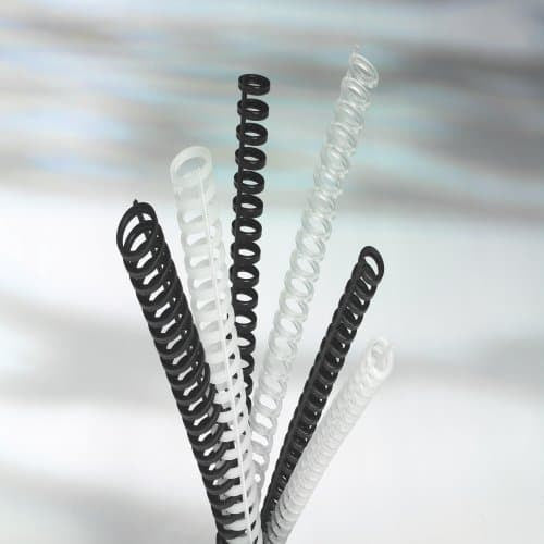 GBC Bindedisc-Ringe – Ø 12 mm, schwarz, Kunststoff – 50 Stk.