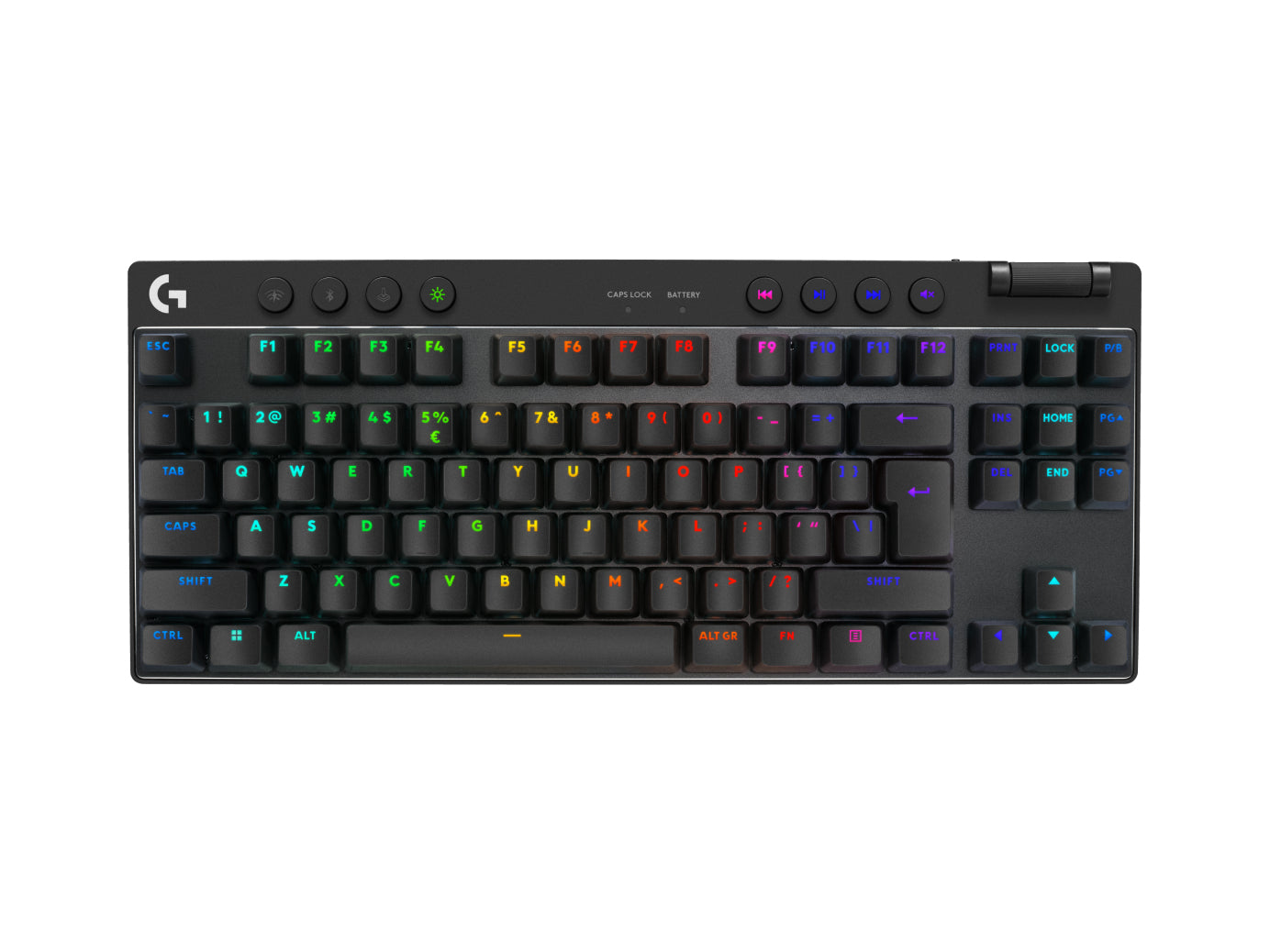Logitech G Pro X TKL – Gaming-Tastatur – Mechanisch – Bluetooth & 2,4 GHz (LIGHTSPEED) – Ohne Ziffernblock