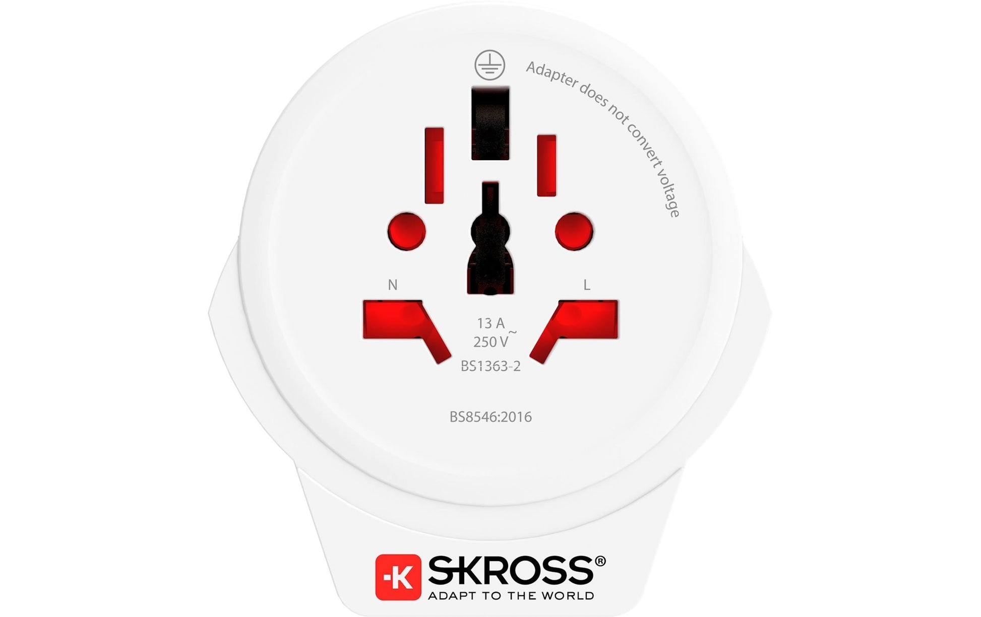 Skross Reiseadapter – mit 1× USB 5V/2,4A, geerdet – von Australien nach USA