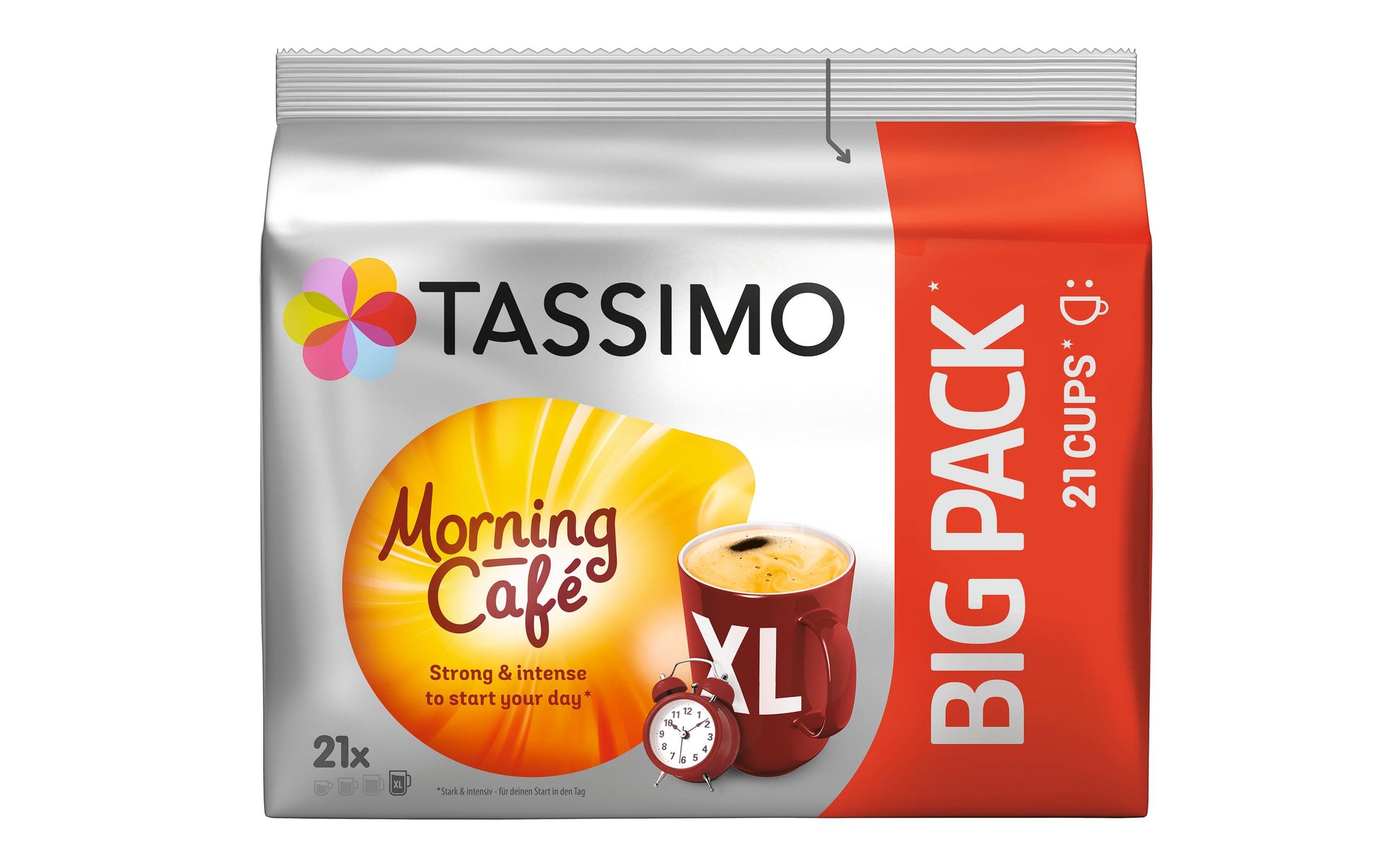 TASSIMO Morning Café – T DISC – Lungo, 21 Getränke