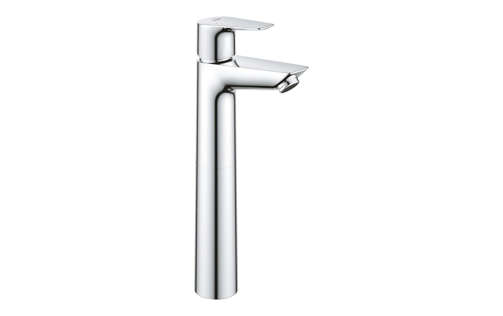 GROHE Start Edge Badebatterie – Einhebelmischer, Metall, Chrom