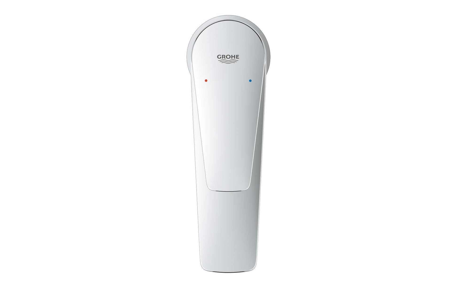 GROHE Start Edge Badebatterie – Einhebelmischer, Metall, Chrom