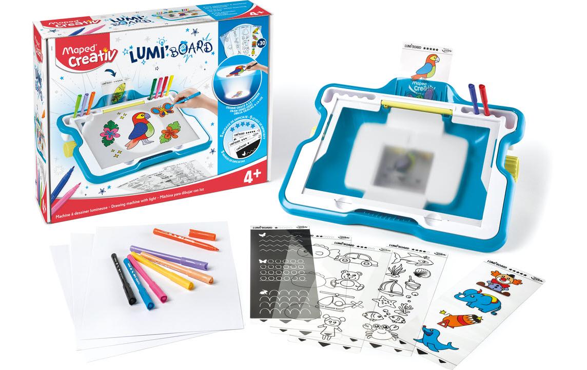 Maped Lumi Board – Maltafel-Set A4 – 16-teilig – ab 4 Jahren