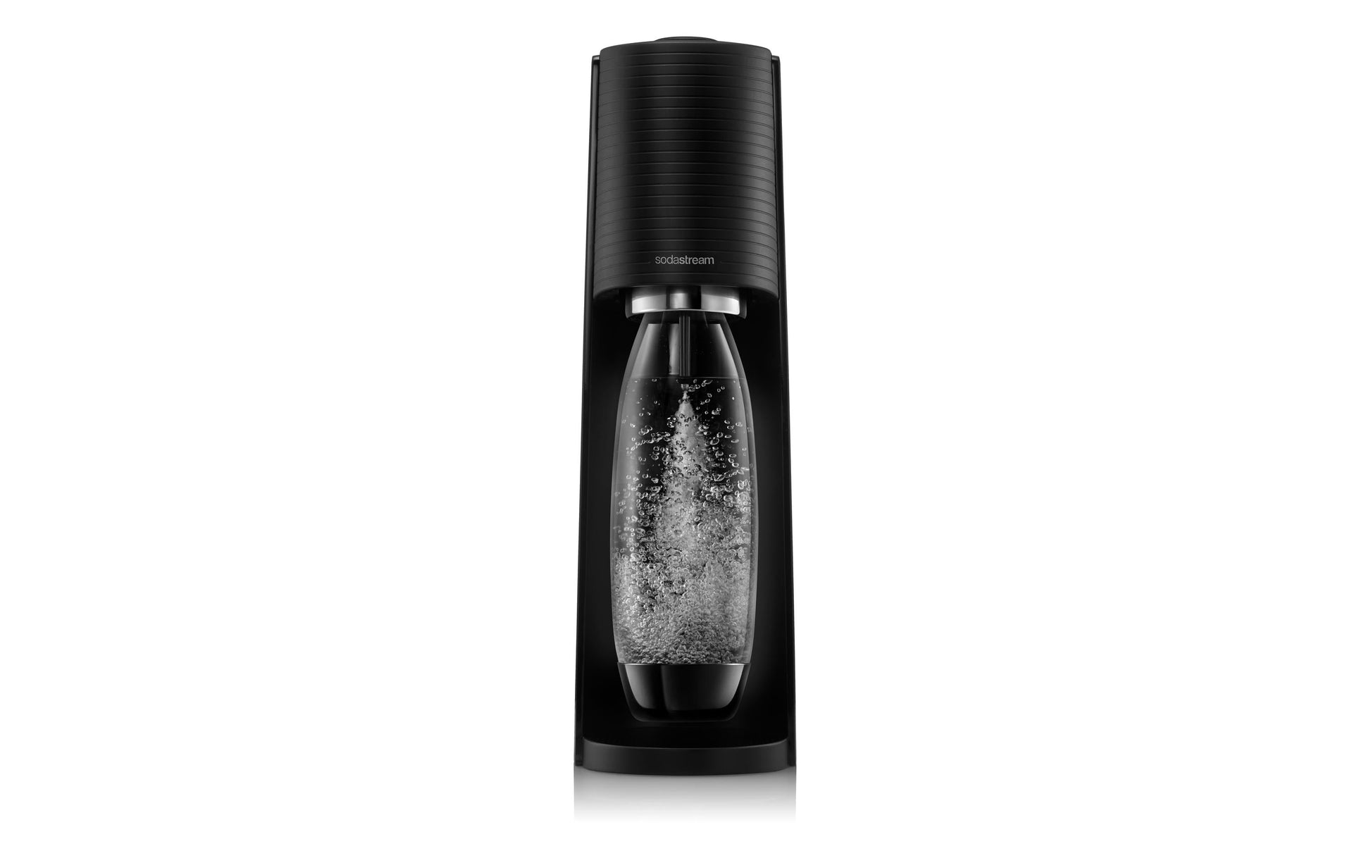 SodaStream Wassersprudler, 1 Flasche (1 l, Kunststoff), 60 l, Schwarz