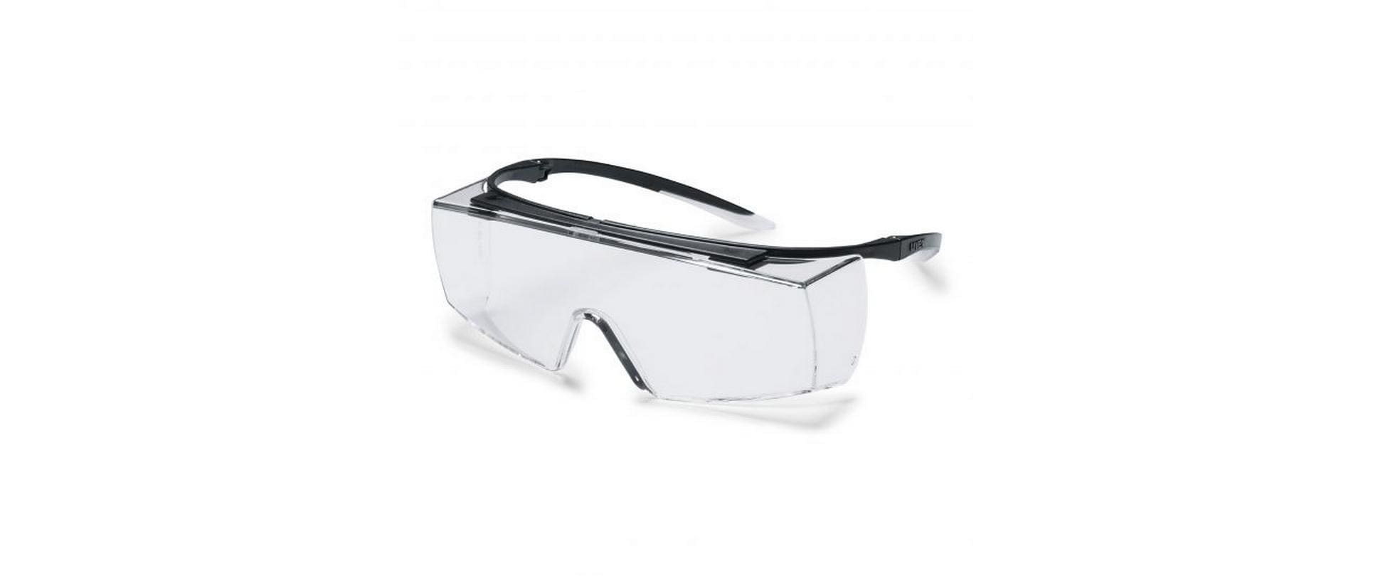 Uvex Überbrille super f OTG – klar, für Brillenträger, UV-Schutz, kratzfest