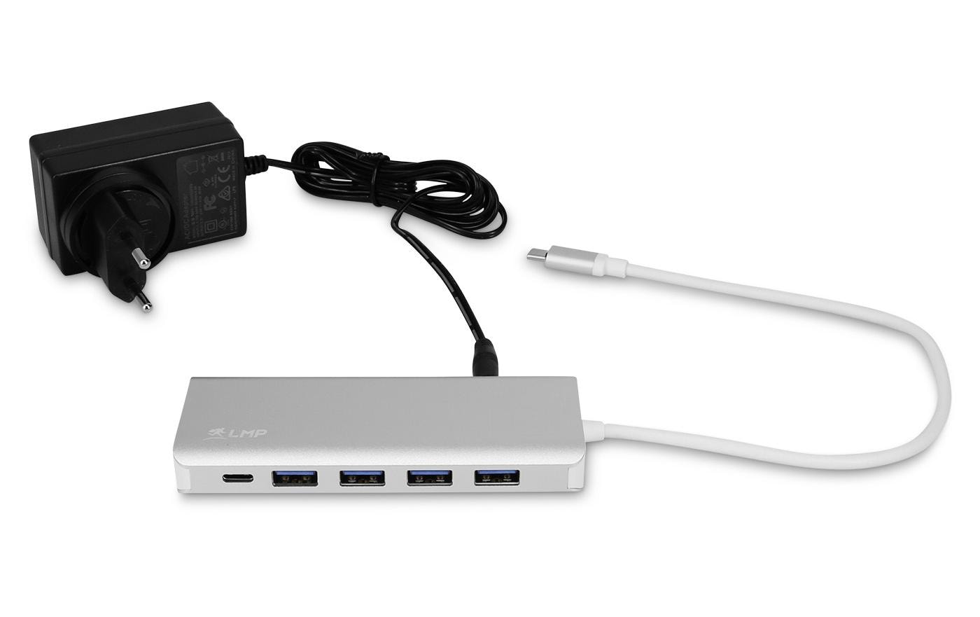 LMP 22366 USB-Hub – USB-C, 4× USB-A, 3× USB-C, für Mac/iPadOS