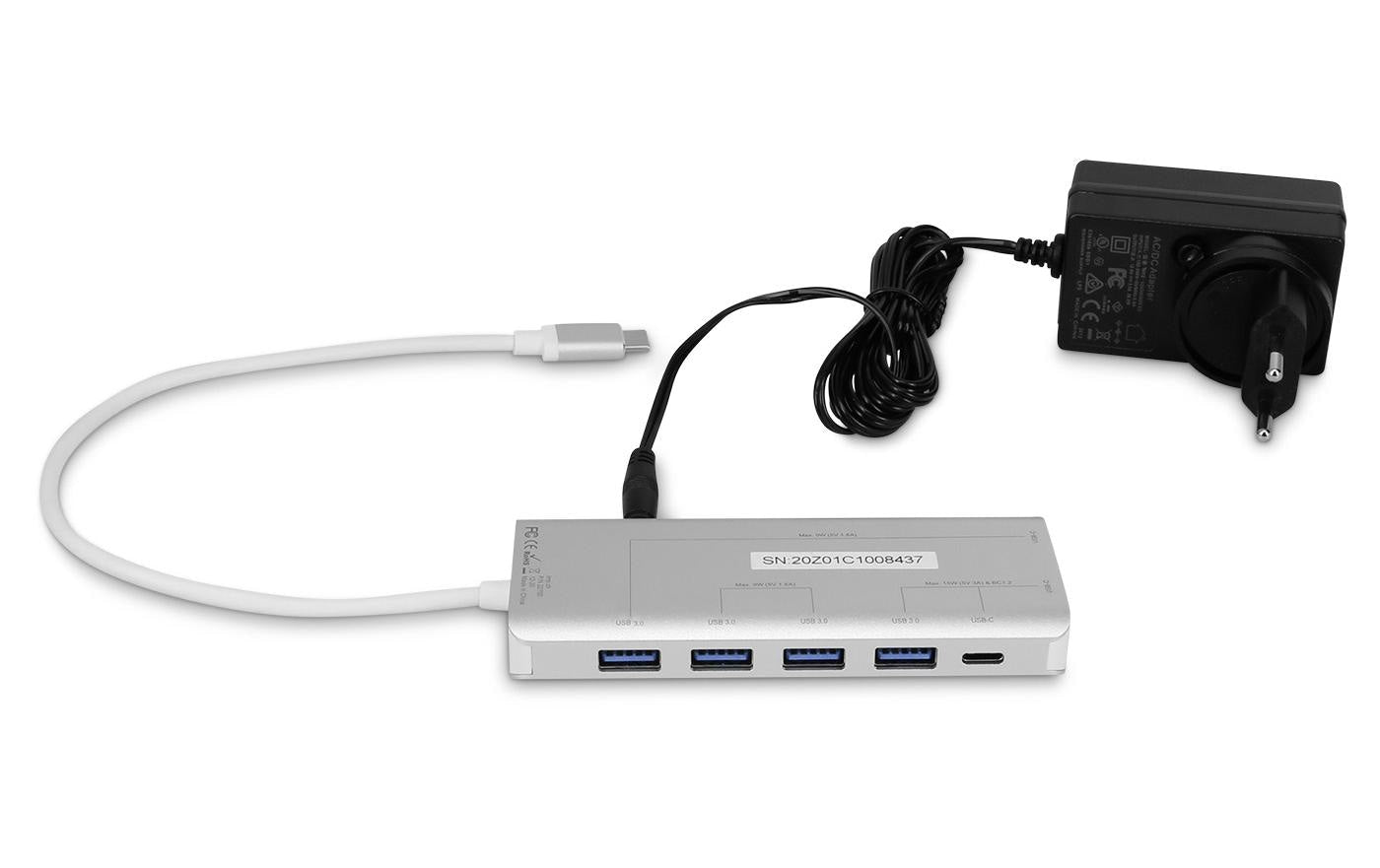LMP 22366 USB-Hub – USB-C, 4× USB-A, für MacBook Pro/Air, iPad Pro