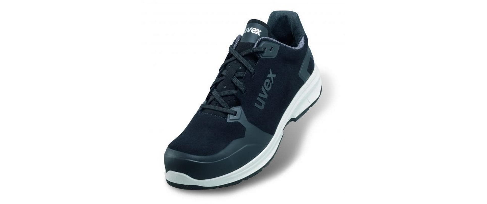 Uvex 1 sport Sicherheits-Halbschuh S3 SRC – schwarz/grau – Grösse 38, Weite 11
