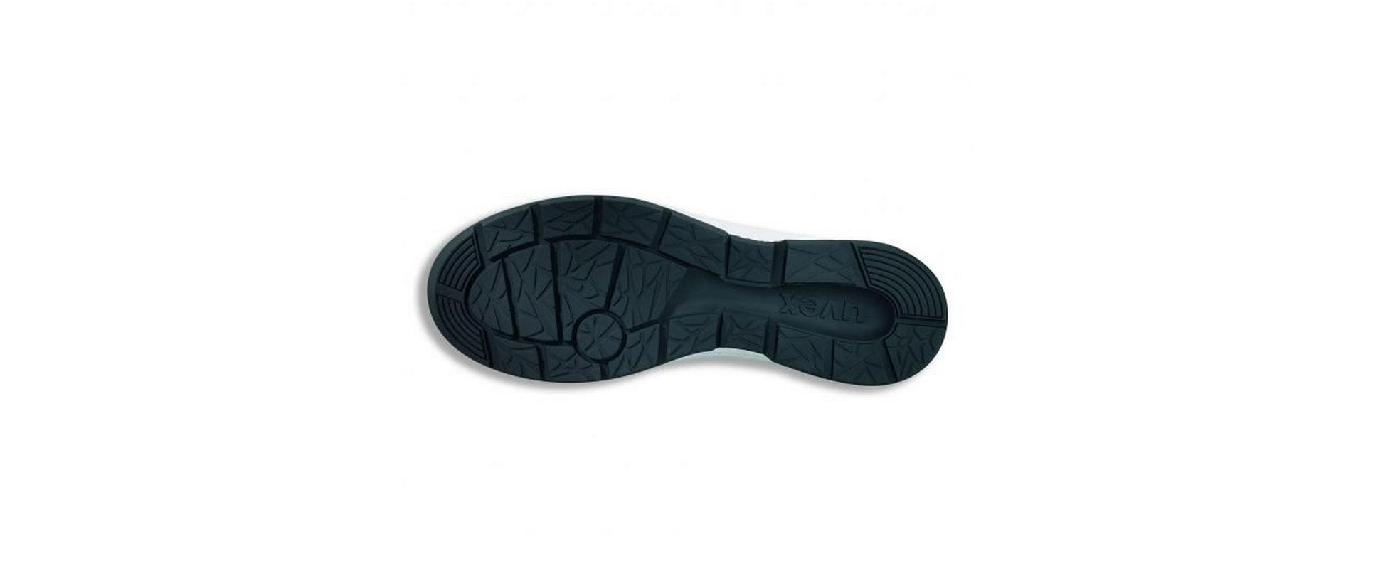 Uvex 1 sport Sicherheits-Halbschuh S3 SRC – schwarz/grau – Grösse 44, Weite 11